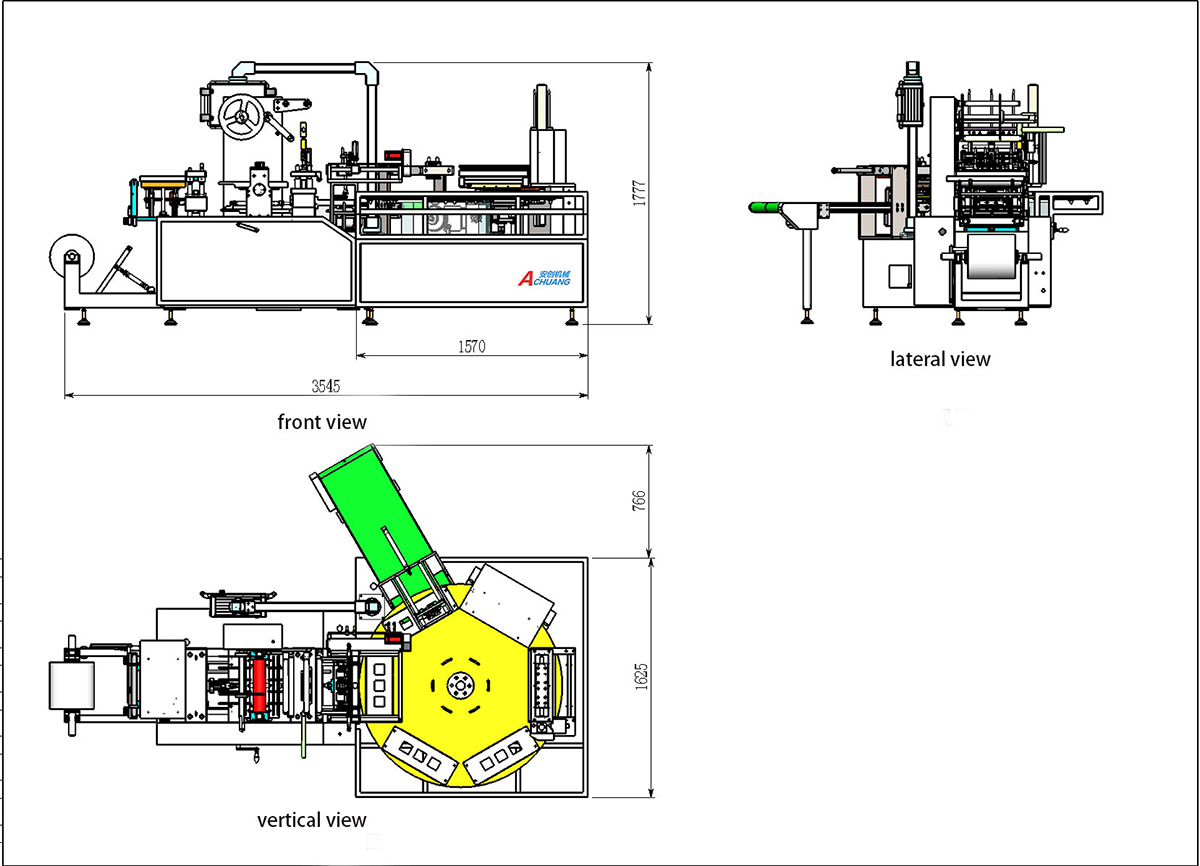 AC-350 Automatic Blister Paper Card Packing Machine (7)